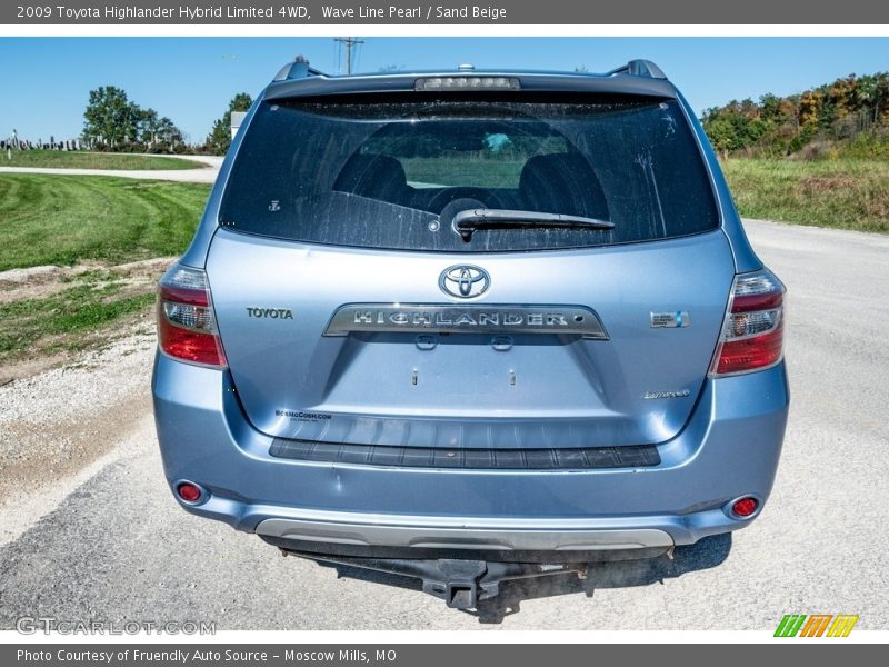 Wave Line Pearl / Sand Beige 2009 Toyota Highlander Hybrid Limited 4WD