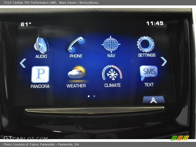 Black Raven / Ebony/Ebony 2016 Cadillac SRX Performance AWD