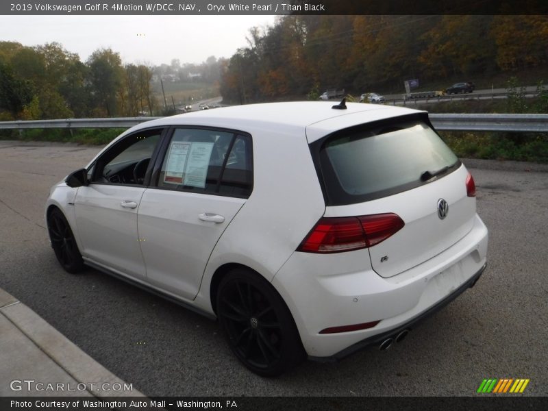 Oryx White Pearl / Titan Black 2019 Volkswagen Golf R 4Motion W/DCC. NAV.