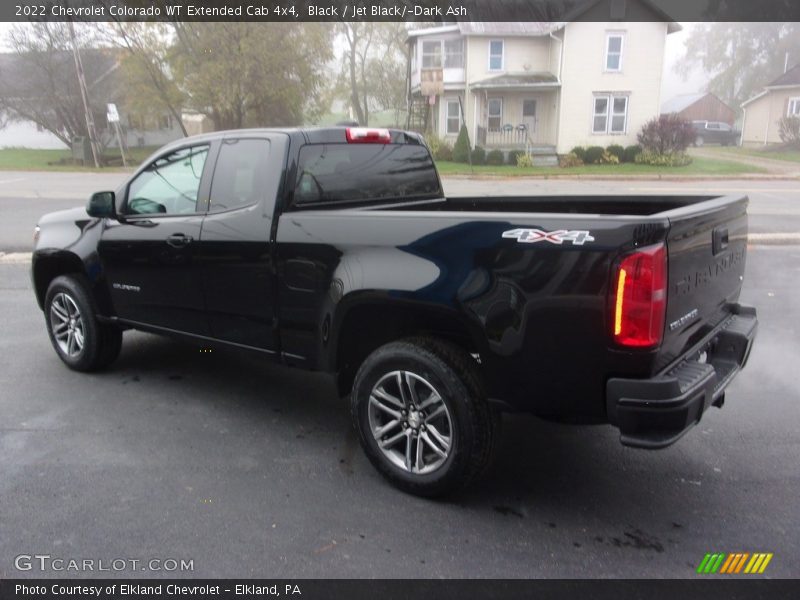 Black / Jet Black/­Dark Ash 2022 Chevrolet Colorado WT Extended Cab 4x4