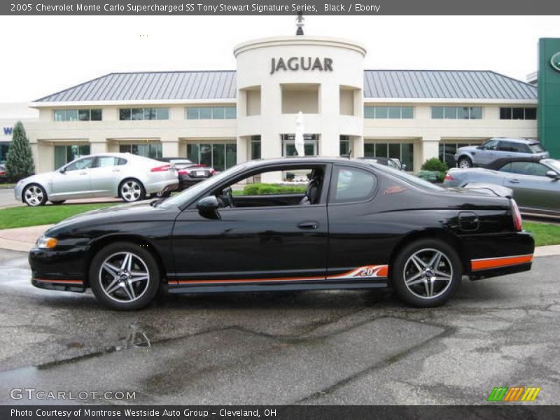 Black / Ebony 2005 Chevrolet Monte Carlo Supercharged SS Tony Stewart Signature Series