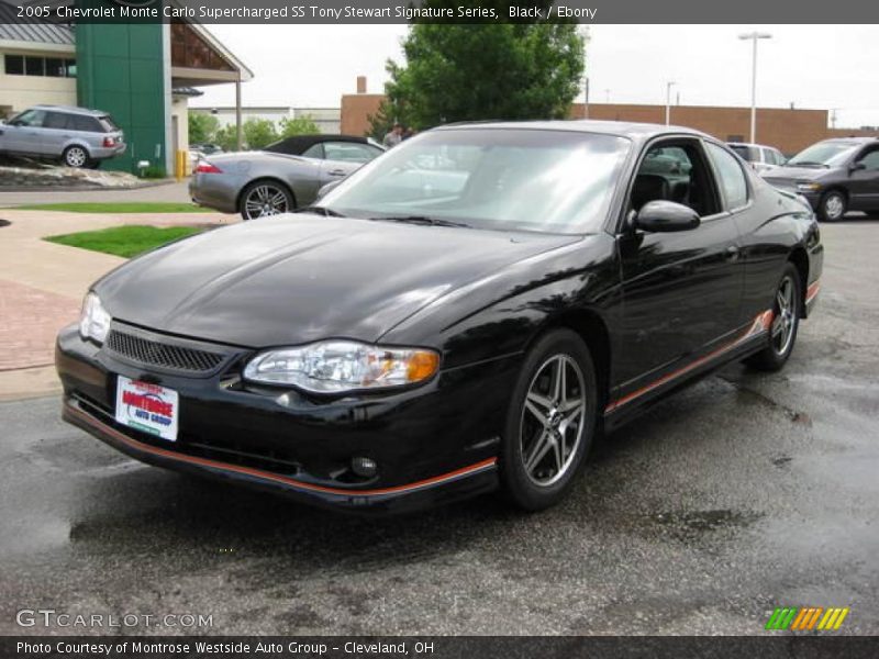 Black / Ebony 2005 Chevrolet Monte Carlo Supercharged SS Tony Stewart Signature Series