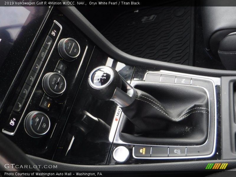Oryx White Pearl / Titan Black 2019 Volkswagen Golf R 4Motion W/DCC. NAV.