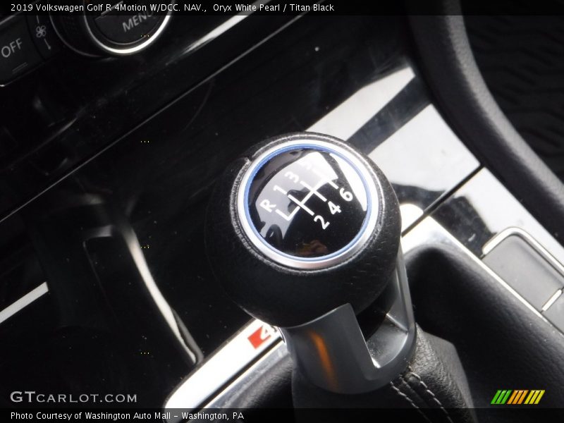 Oryx White Pearl / Titan Black 2019 Volkswagen Golf R 4Motion W/DCC. NAV.