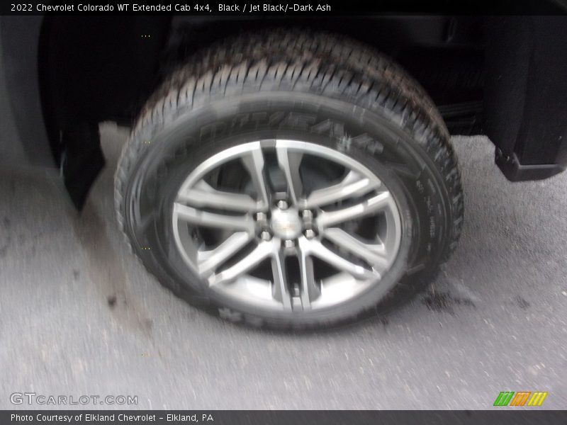 Black / Jet Black/­Dark Ash 2022 Chevrolet Colorado WT Extended Cab 4x4