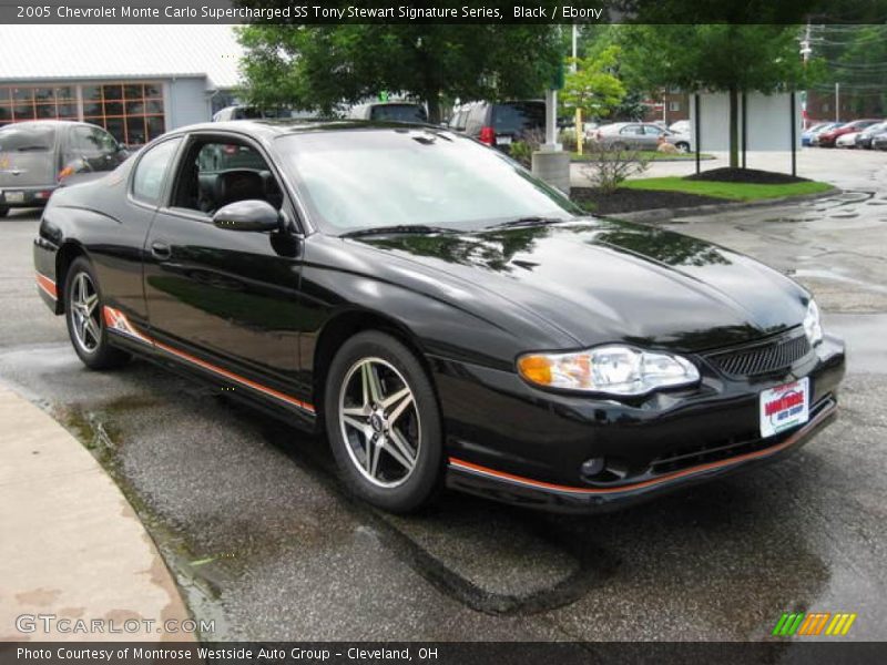 Black / Ebony 2005 Chevrolet Monte Carlo Supercharged SS Tony Stewart Signature Series