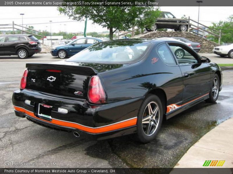 Black / Ebony 2005 Chevrolet Monte Carlo Supercharged SS Tony Stewart Signature Series