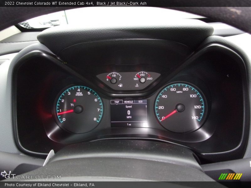 Black / Jet Black/­Dark Ash 2022 Chevrolet Colorado WT Extended Cab 4x4