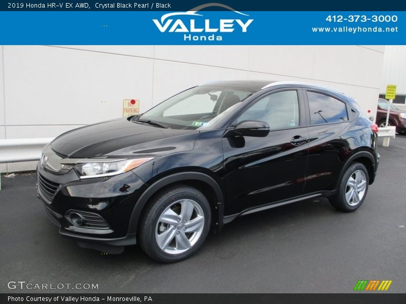 Crystal Black Pearl / Black 2019 Honda HR-V EX AWD