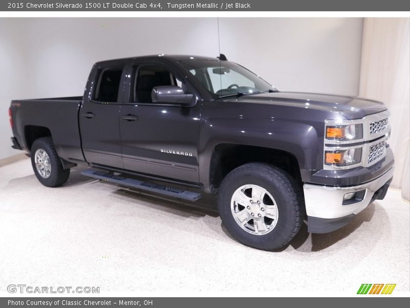 Tungsten Metallic / Jet Black 2015 Chevrolet Silverado 1500 LT Double Cab 4x4