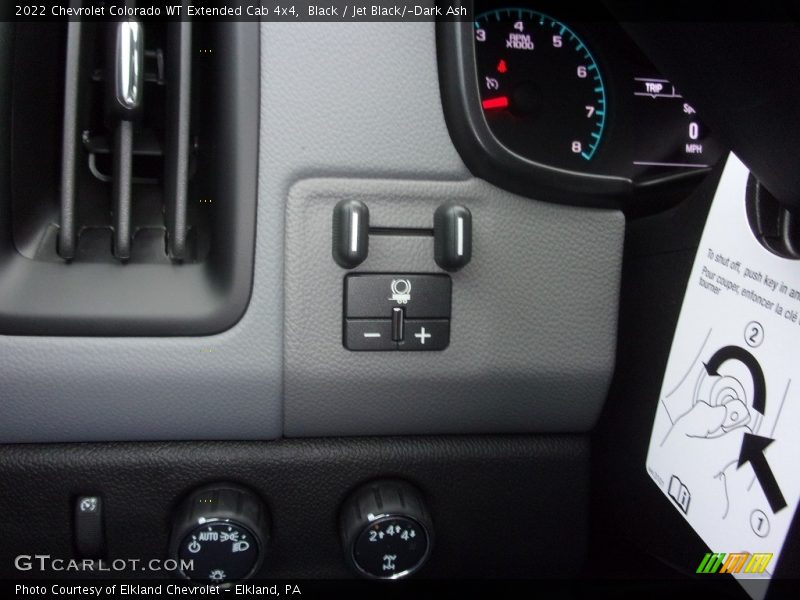 Black / Jet Black/­Dark Ash 2022 Chevrolet Colorado WT Extended Cab 4x4