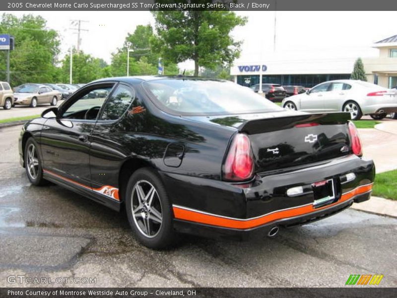 Black / Ebony 2005 Chevrolet Monte Carlo Supercharged SS Tony Stewart Signature Series