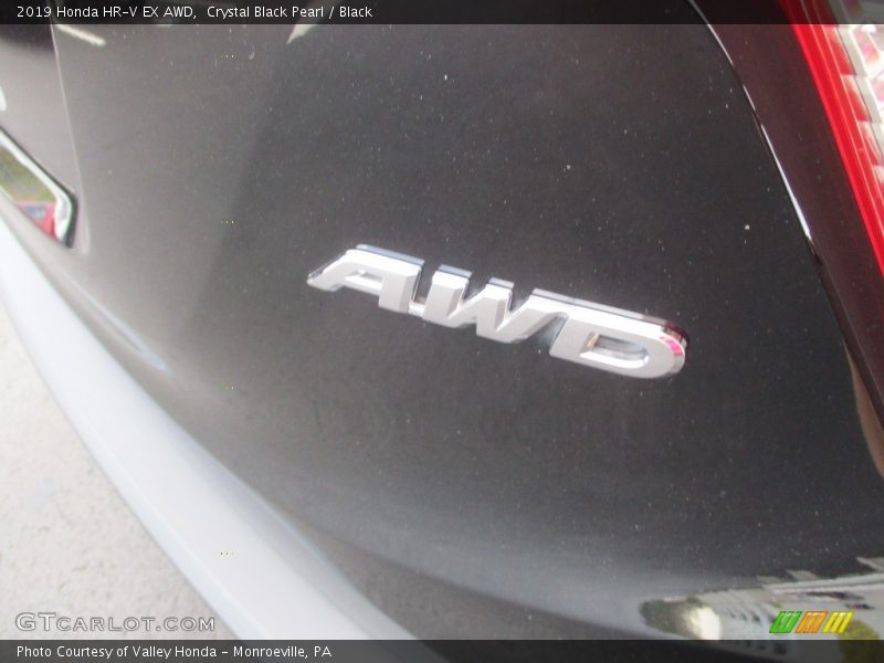 Crystal Black Pearl / Black 2019 Honda HR-V EX AWD