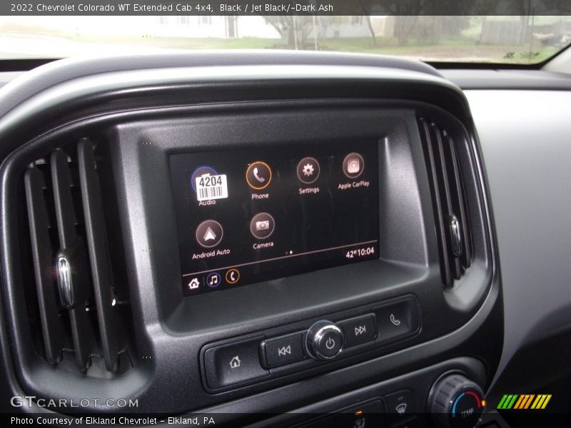 Black / Jet Black/­Dark Ash 2022 Chevrolet Colorado WT Extended Cab 4x4