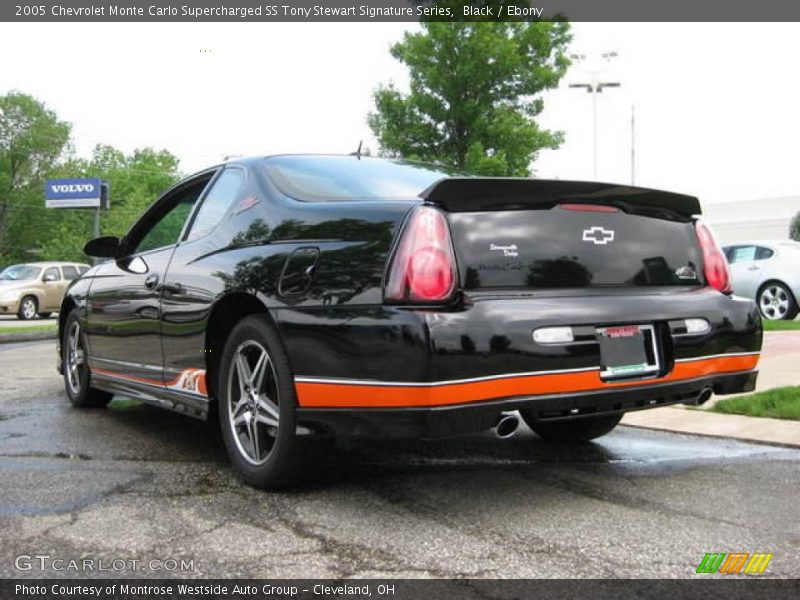 Black / Ebony 2005 Chevrolet Monte Carlo Supercharged SS Tony Stewart Signature Series