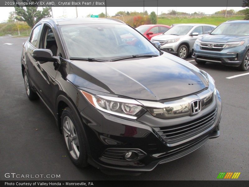 Crystal Black Pearl / Black 2019 Honda HR-V EX AWD