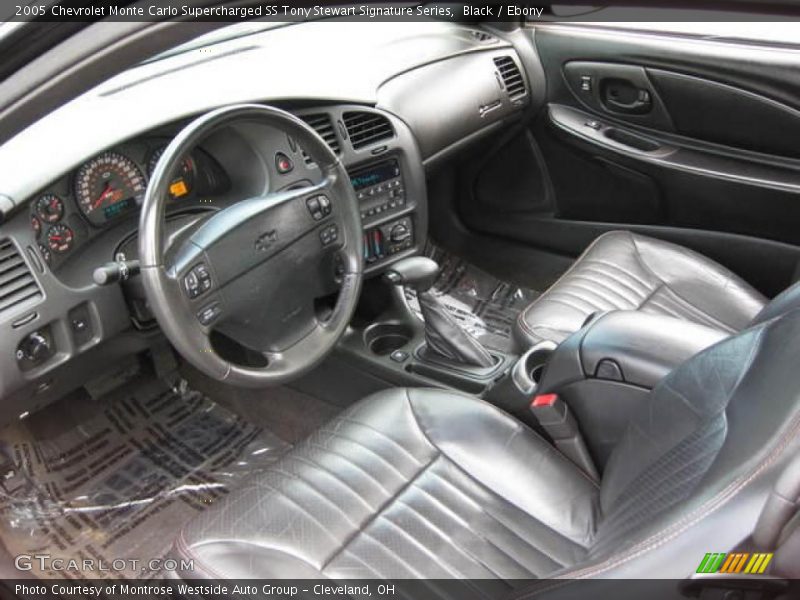 Black / Ebony 2005 Chevrolet Monte Carlo Supercharged SS Tony Stewart Signature Series