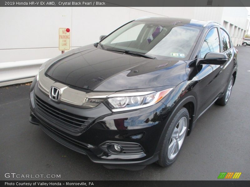 Crystal Black Pearl / Black 2019 Honda HR-V EX AWD
