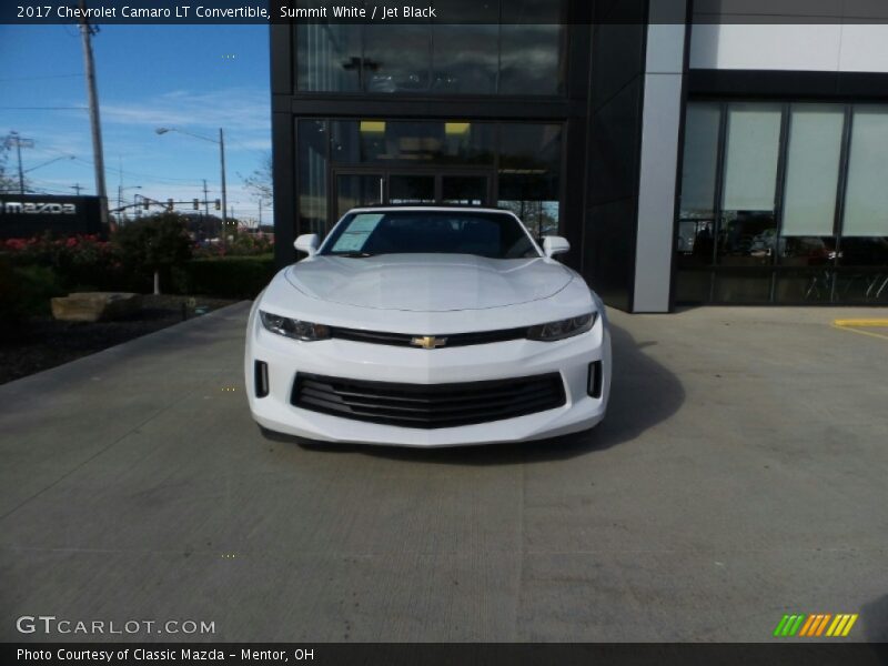 Summit White / Jet Black 2017 Chevrolet Camaro LT Convertible