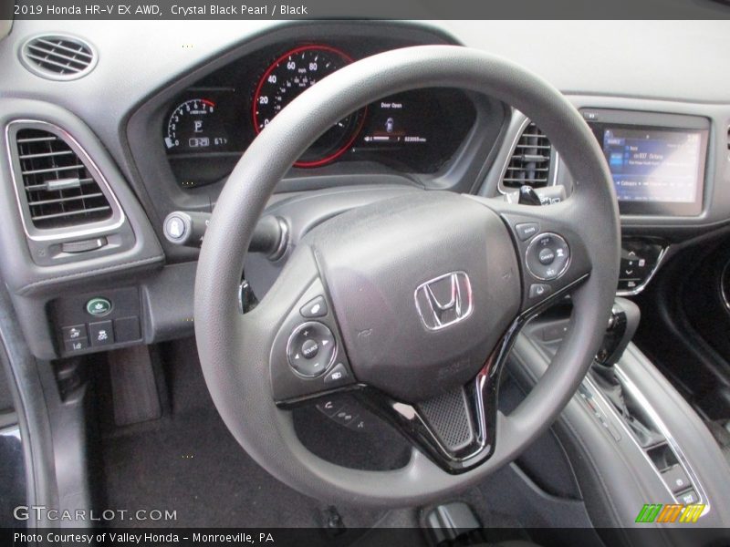 Crystal Black Pearl / Black 2019 Honda HR-V EX AWD