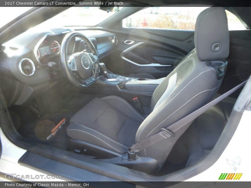 Summit White / Jet Black 2017 Chevrolet Camaro LT Convertible