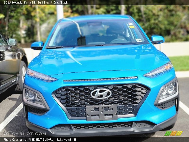 Surf Blue / Gray/Black 2019 Hyundai Kona SE