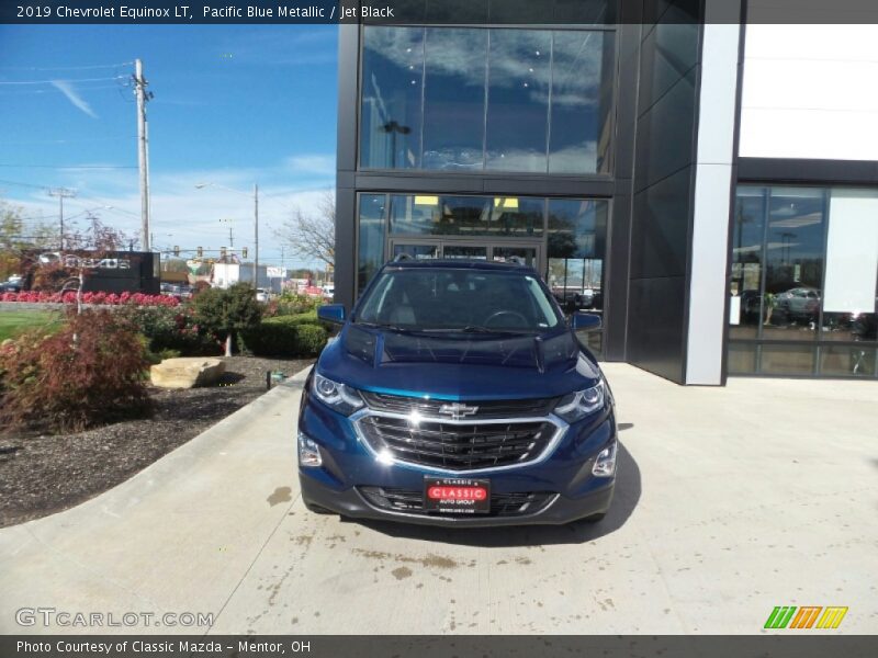 Pacific Blue Metallic / Jet Black 2019 Chevrolet Equinox LT