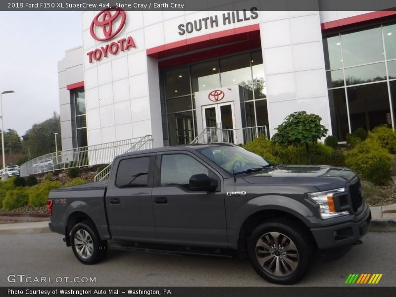 Stone Gray / Earth Gray 2018 Ford F150 XL SuperCrew 4x4