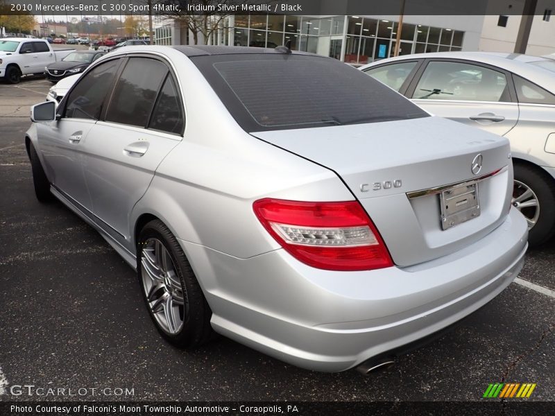 Iridium Silver Metallic / Black 2010 Mercedes-Benz C 300 Sport 4Matic