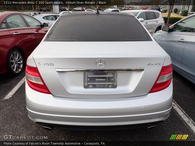 Iridium Silver Metallic / Black 2010 Mercedes-Benz C 300 Sport 4Matic