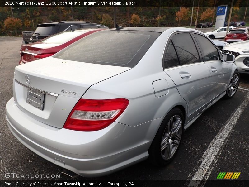 Iridium Silver Metallic / Black 2010 Mercedes-Benz C 300 Sport 4Matic