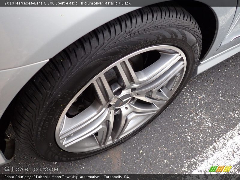 Iridium Silver Metallic / Black 2010 Mercedes-Benz C 300 Sport 4Matic