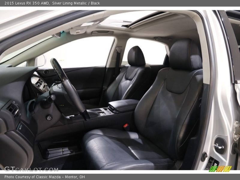 Silver Lining Metallic / Black 2015 Lexus RX 350 AWD