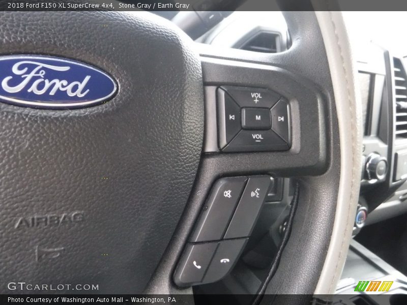Stone Gray / Earth Gray 2018 Ford F150 XL SuperCrew 4x4