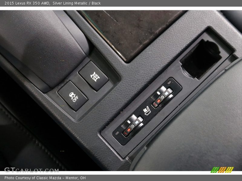 Silver Lining Metallic / Black 2015 Lexus RX 350 AWD