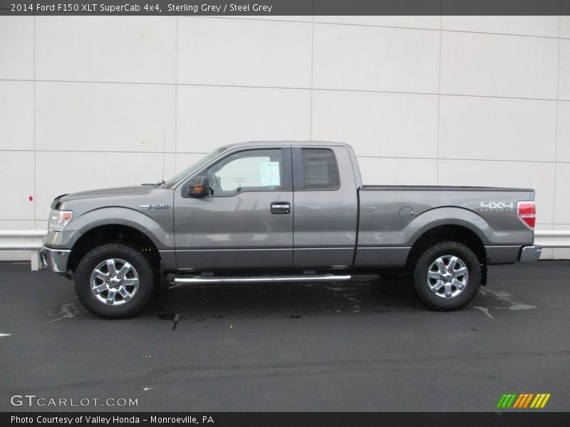 Sterling Grey / Steel Grey 2014 Ford F150 XLT SuperCab 4x4