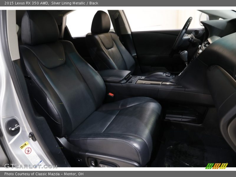 Silver Lining Metallic / Black 2015 Lexus RX 350 AWD