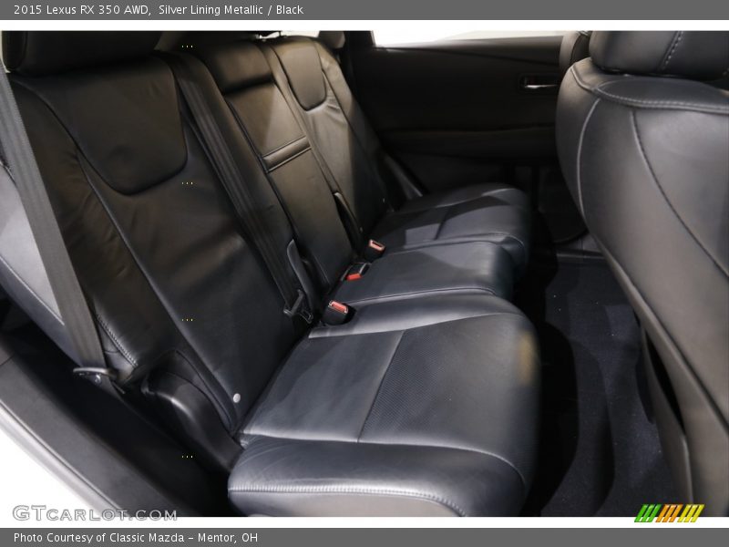 Silver Lining Metallic / Black 2015 Lexus RX 350 AWD