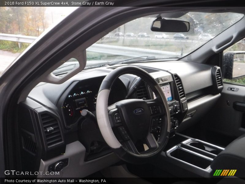 Stone Gray / Earth Gray 2018 Ford F150 XL SuperCrew 4x4