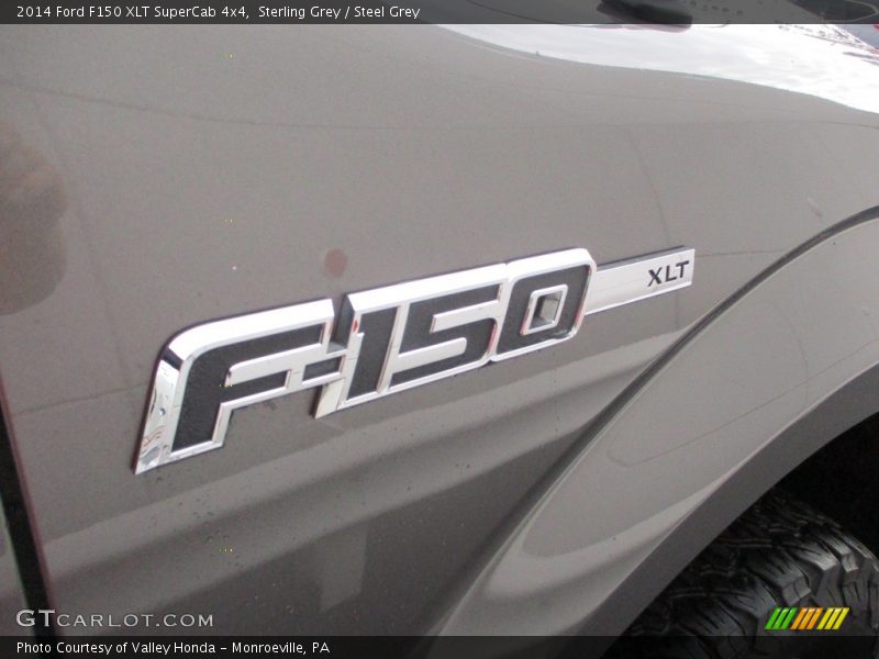 Sterling Grey / Steel Grey 2014 Ford F150 XLT SuperCab 4x4