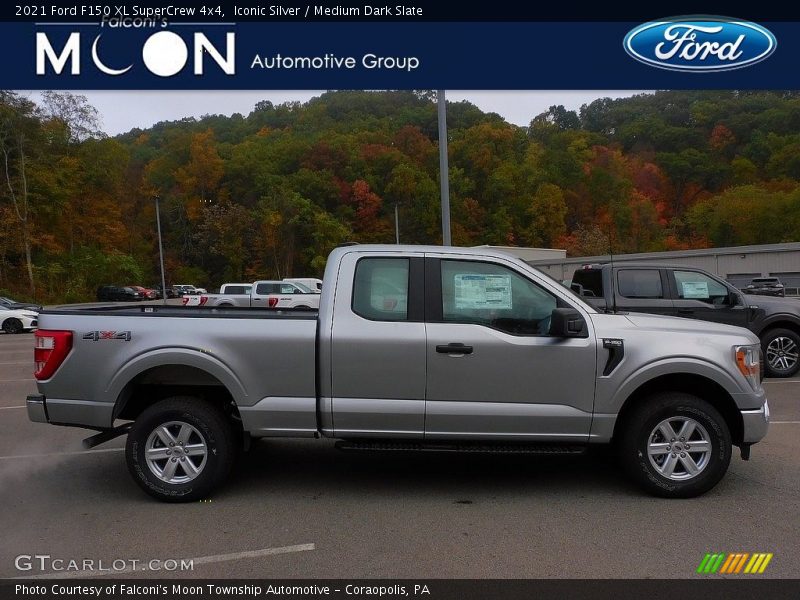 Iconic Silver / Medium Dark Slate 2021 Ford F150 XL SuperCrew 4x4