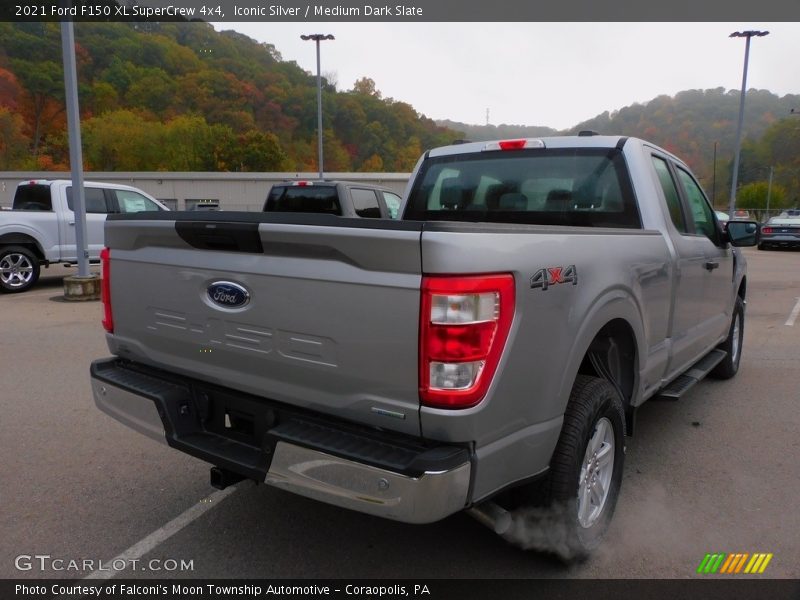 Iconic Silver / Medium Dark Slate 2021 Ford F150 XL SuperCrew 4x4