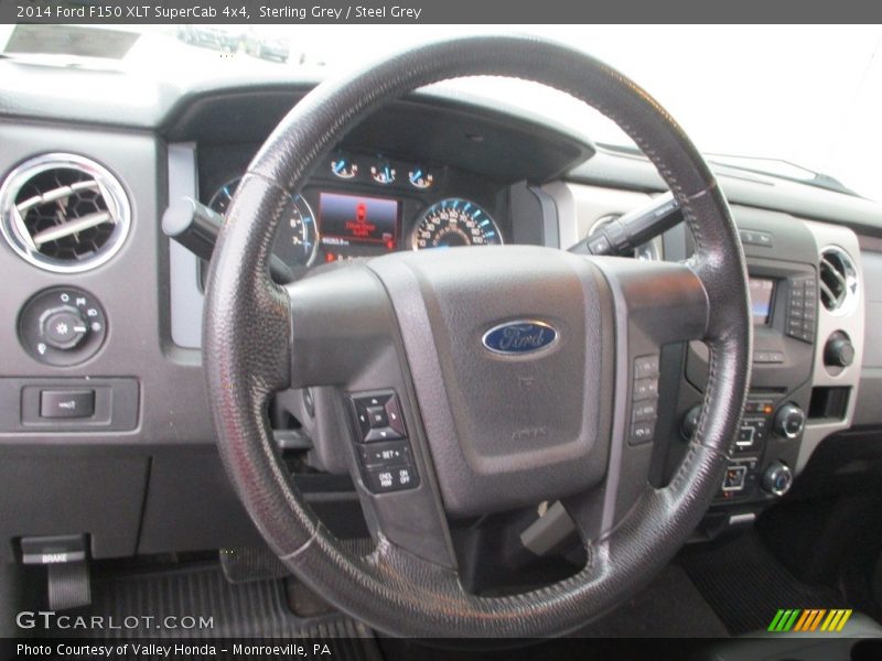 Sterling Grey / Steel Grey 2014 Ford F150 XLT SuperCab 4x4