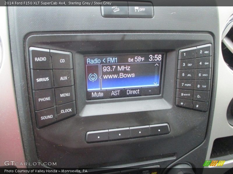 Sterling Grey / Steel Grey 2014 Ford F150 XLT SuperCab 4x4