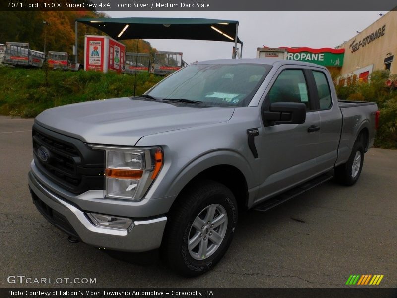 Iconic Silver / Medium Dark Slate 2021 Ford F150 XL SuperCrew 4x4