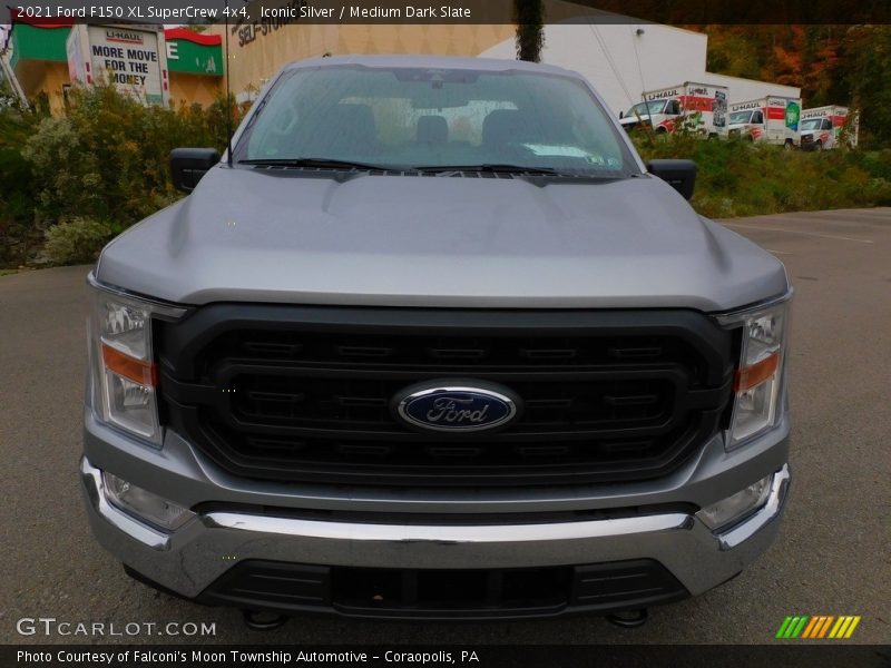 Iconic Silver / Medium Dark Slate 2021 Ford F150 XL SuperCrew 4x4