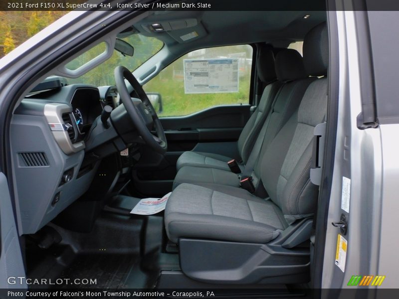 Iconic Silver / Medium Dark Slate 2021 Ford F150 XL SuperCrew 4x4