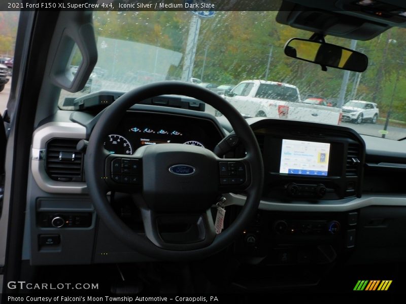 Iconic Silver / Medium Dark Slate 2021 Ford F150 XL SuperCrew 4x4