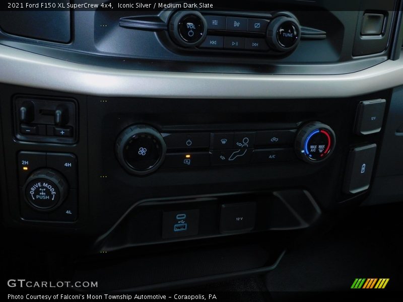 Iconic Silver / Medium Dark Slate 2021 Ford F150 XL SuperCrew 4x4