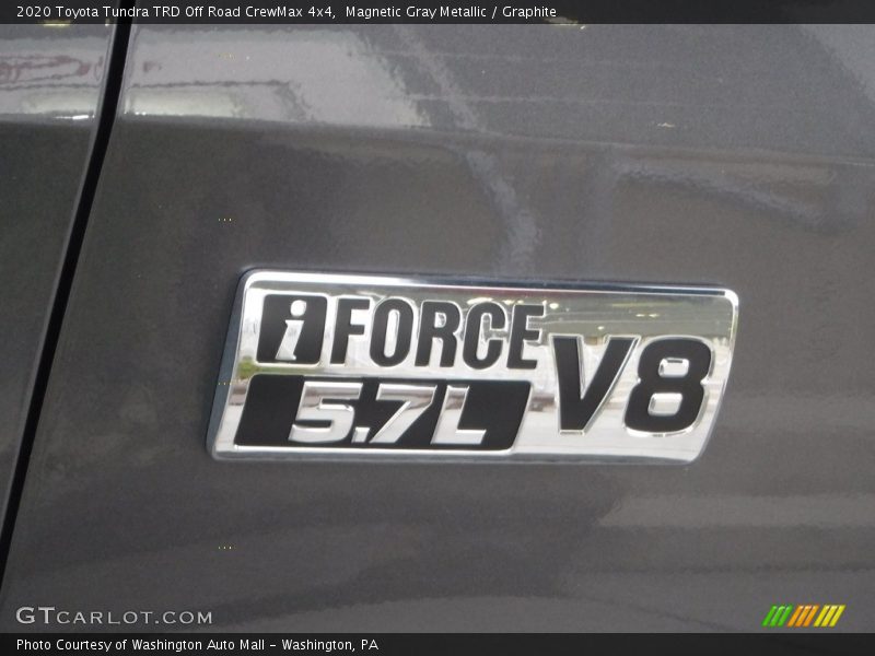 Magnetic Gray Metallic / Graphite 2020 Toyota Tundra TRD Off Road CrewMax 4x4